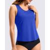 imageG Gradual Tankini Tops for Women High Neck Swim Top Racerback Bathing Suit Tops Modest Swimsuits Tank Top Only No BottomRoyal Blue