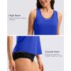 imageG Gradual Tankini Tops for Women High Neck Swim Top Racerback Bathing Suit Tops Modest Swimsuits Tank Top Only No BottomRoyal Blue