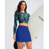 imageG Gradual Womens 16 Swim Skirt with Pockets High Waisted Tummy Control Modest Swimsuit Bathing Suit Bottoms for WomenBlue