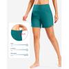 imageG Gradual Womens 35 High Waisted Swim Board Shorts with Pockets Liner Quick Dry Swimsuit Bottoms Bathing Suit for WomenAqua Blue