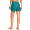 imageG Gradual Womens 35 High Waisted Swim Board Shorts with Pockets Liner Quick Dry Swimsuit Bottoms Bathing Suit for WomenAqua Blue