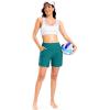 imageG Gradual Womens 35 High Waisted Swim Board Shorts with Pockets Liner Quick Dry Swimsuit Bottoms Bathing Suit for WomenAqua Blue