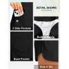 imageG Gradual Womens 35 High Waisted Swim Board Shorts with Pockets Liner Quick Dry Swimsuit Bottoms Bathing Suit for WomenBlack