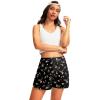 imageG Gradual Womens 35 High Waisted Swim Board Shorts with Pockets Liner Quick Dry Swimsuit Bottoms Bathing Suit for WomenBlack Floral