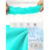 imageG Gradual Womens 35 High Waisted Swim Board Shorts with Pockets Liner Quick Dry Swimsuit Bottoms Bathing Suit for WomenCyan