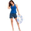 imageG Gradual Womens 35 High Waisted Swim Board Shorts with Pockets Liner Quick Dry Swimsuit Bottoms Bathing Suit for WomenDark Blue