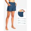 imageG Gradual Womens 35 High Waisted Swim Board Shorts with Pockets Liner Quick Dry Swimsuit Bottoms Bathing Suit for WomenDark Blue