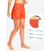 imageG Gradual Womens 35 High Waisted Swim Board Shorts with Pockets Liner Quick Dry Swimsuit Bottoms Bathing Suit for WomenOrange
