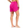 imageG Gradual Womens 35 High Waisted Swim Board Shorts with Pockets Liner Quick Dry Swimsuit Bottoms Bathing Suit for WomenRosy