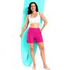 imageG Gradual Womens 35 High Waisted Swim Board Shorts with Pockets Liner Quick Dry Swimsuit Bottoms Bathing Suit for WomenRosy