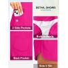 imageG Gradual Womens 35 High Waisted Swim Board Shorts with Pockets Liner Quick Dry Swimsuit Bottoms Bathing Suit for WomenRosy