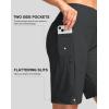 imageG Gradual Womens 9 Long Swim Board Shorts with Pockets High Waisted Knee Length Beach Swimming Shorts for Women with LinerDark Grey