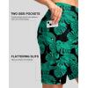 imageG Gradual Womens 9 Long Swim Board Shorts with Pockets High Waisted Knee Length Beach Swimming Shorts for Women with LinerLeaf