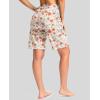 imageG Gradual Womens 9 Long Swim Board Shorts with Pockets High Waisted Knee Length Beach Swimming Shorts for Women with LinerOrange Flower