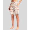 imageG Gradual Womens 9 Long Swim Board Shorts with Pockets High Waisted Knee Length Beach Swimming Shorts for Women with LinerOrange Flower