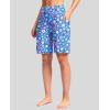 imageG Gradual Womens 9 Long Swim Board Shorts with Pockets High Waisted Knee Length Beach Swimming Shorts for Women with LinerSun Flower