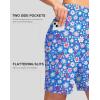 imageG Gradual Womens 9 Long Swim Board Shorts with Pockets High Waisted Knee Length Beach Swimming Shorts for Women with LinerSun Flower