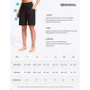 imageG Gradual Womens 9 Long Swim Board Shorts with Pockets High Waisted Knee Length Beach Swimming Shorts for Women with LinerWhite