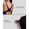 imageG Gradual Womens Athletic One Piece Swimsuit with Adjustable Straps Competitive Racerback Modest Bathing Suit for WomenA Navy