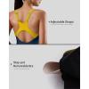 imageG Gradual Womens Athletic One Piece Swimsuit with Adjustable Straps Competitive Racerback Modest Bathing Suit for WomenDark BlueYellow