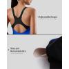 imageG Gradual Womens Athletic One Piece Swimsuit with Adjustable Straps Competitive Racerback Modest Bathing Suit for WomenRoyal BlueBlack