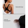 imageG Gradual Womens Athletic One Piece Swimsuit with Adjustable Straps Competitive Racerback Modest Bathing Suit for WomenWhiteBlack