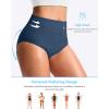 imageG Gradual Womens High Waisted Bikini Bottoms Tummy Control Swim Bottom Full Coverage Bathing Suit Swimsuit Bottoms for WomenDeep Blue