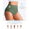 imageG Gradual Womens High Waisted Bikini Bottoms Tummy Control Swim Bottom Full Coverage Bathing Suit Swimsuit Bottoms for WomenGreen