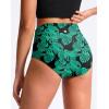 imageG Gradual Womens High Waisted Bikini Bottoms Tummy Control Swim Bottom Full Coverage Bathing Suit Swimsuit Bottoms for WomenLeaf