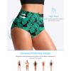 imageG Gradual Womens High Waisted Bikini Bottoms Tummy Control Swim Bottom Full Coverage Bathing Suit Swimsuit Bottoms for WomenLeaf