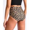 imageG Gradual Womens High Waisted Bikini Bottoms Tummy Control Swim Bottom Full Coverage Bathing Suit Swimsuit Bottoms for WomenLeopard