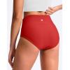 imageG Gradual Womens High Waisted Bikini Bottoms Tummy Control Swim Bottom Full Coverage Bathing Suit Swimsuit Bottoms for WomenRed
