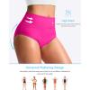imageG Gradual Womens High Waisted Bikini Bottoms Tummy Control Swim Bottom Full Coverage Bathing Suit Swimsuit Bottoms for WomenRose