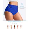 imageG Gradual Womens High Waisted Bikini Bottoms Tummy Control Swim Bottom Full Coverage Bathing Suit Swimsuit Bottoms for WomenRoyal Blue