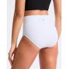 imageG Gradual Womens High Waisted Bikini Bottoms Tummy Control Swim Bottom Full Coverage Bathing Suit Swimsuit Bottoms for WomenWhite