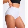 imageG Gradual Womens High Waisted Bikini Bottoms Tummy Control Swim Bottom Full Coverage Bathing Suit Swimsuit Bottoms for WomenWhite