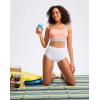 imageG Gradual Womens High Waisted Bikini Bottoms Tummy Control Swim Bottom Full Coverage Bathing Suit Swimsuit Bottoms for WomenWhite