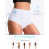 imageG Gradual Womens High Waisted Bikini Bottoms Tummy Control Swim Bottom Full Coverage Bathing Suit Swimsuit Bottoms for WomenWhite