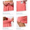 imageMens Swim Trunks Quick Dry Board Shorts with Zipper Pockets Beach Shorts Bathing Suits for Men  No Mesh LinerPink