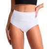 imageG Gradual Womens High Waisted Bikini Bottoms Tummy Control Swim Bottom Full Coverage Bathing Suit Swimsuit Bottoms for WomenWhite