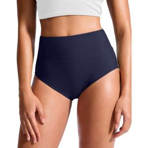 imageG Gradual Womens High Waisted Bikini Bottoms Tummy Control Swim Bottom Full Coverage Bathing Suit Swimsuit Bottoms for WomenNavy
