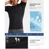 image:imageCompression Shirt Men Short Sleeve Dry Fit TShirt Athletic Workout Base Layer Moisture Wicking Undershirts for MenBlack