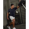 image:imageCompression Shirt Men Short Sleeve Dry Fit TShirt Athletic Workout Base Layer Moisture Wicking Undershirts for MenDark Grey