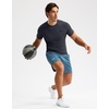 image:imageCompression Shirt Men Short Sleeve Dry Fit TShirt Athletic Workout Base Layer Moisture Wicking Undershirts for MenDark Grey