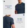 image:imageCompression Shirt Men Short Sleeve Dry Fit TShirt Athletic Workout Base Layer Moisture Wicking Undershirts for MenDusty Blue