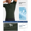image:imageCompression Shirt Men Short Sleeve Dry Fit TShirt Athletic Workout Base Layer Moisture Wicking Undershirts for MenOlive