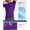 image:imageCompression Shirt Men Short Sleeve Dry Fit TShirt Athletic Workout Base Layer Moisture Wicking Undershirts for MenPurple