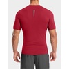 image:imageCompression Shirt Men Short Sleeve Dry Fit TShirt Athletic Workout Base Layer Moisture Wicking Undershirts for MenRed