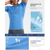 image:imageCompression Shirt Men Short Sleeve Dry Fit TShirt Athletic Workout Base Layer Moisture Wicking Undershirts for MenSky Blue