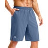image:imageG Gradual Mens Athletic Running Shorts with Pockets Lightweight Quick Dry 5 7 9 Basketball Workout Gym Shorts for MenBlue